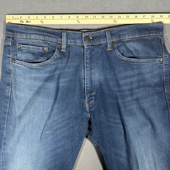 505™ Regular Fit Levi's Flex Stretch Men's Jeans 36x32 - Roth Medium Wash - Picture 4 of 6